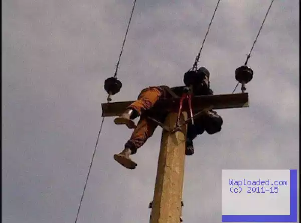 Photo: Man Electrocuted While Trying To Steal Electric Cable 